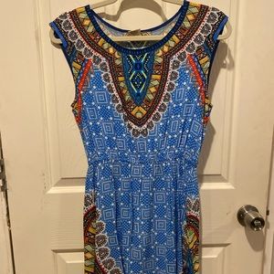 Tribal print dress